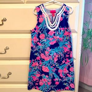 Navy and Pink Lilly Pulitzer shift dress